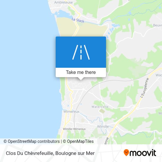 Clos Du Chèvrefeuille map