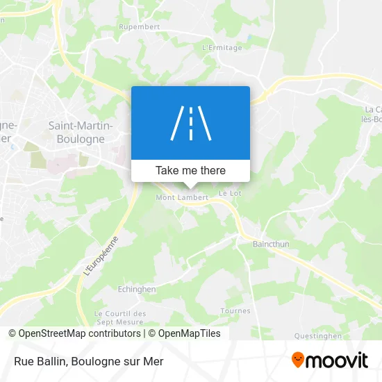 Rue Ballin map
