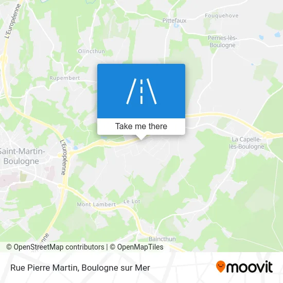 Rue Pierre Martin map