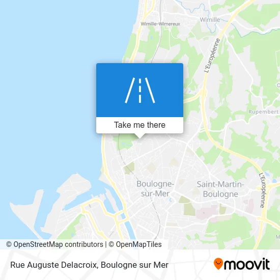 Rue Auguste Delacroix map