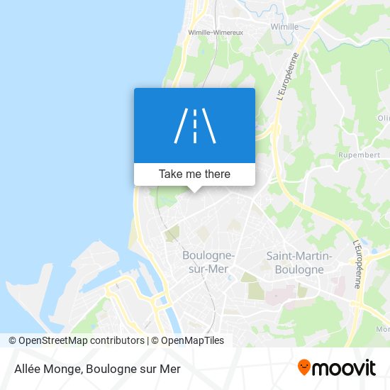 Allée Monge map