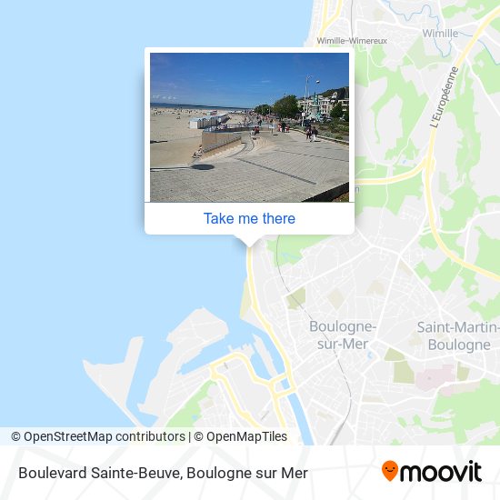 Boulevard Sainte-Beuve map