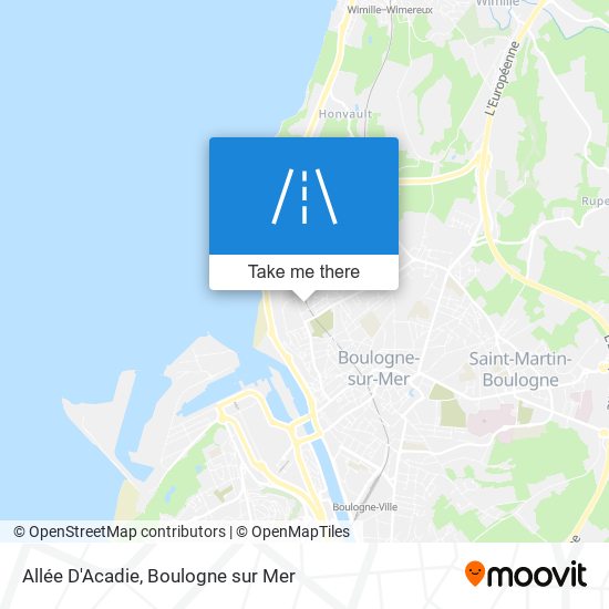 Allée D'Acadie map