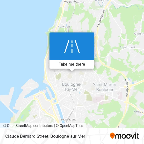 Rue Claude Bernard map