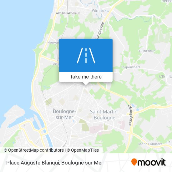 Mapa Place Auguste Blanqui