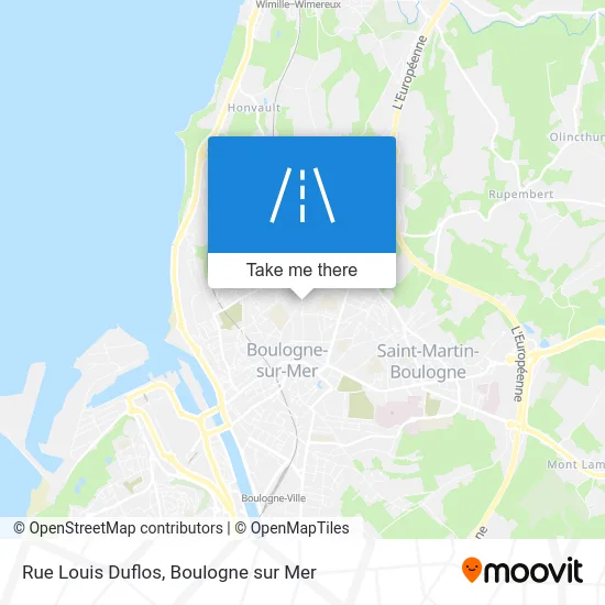 Rue Louis Duflos map