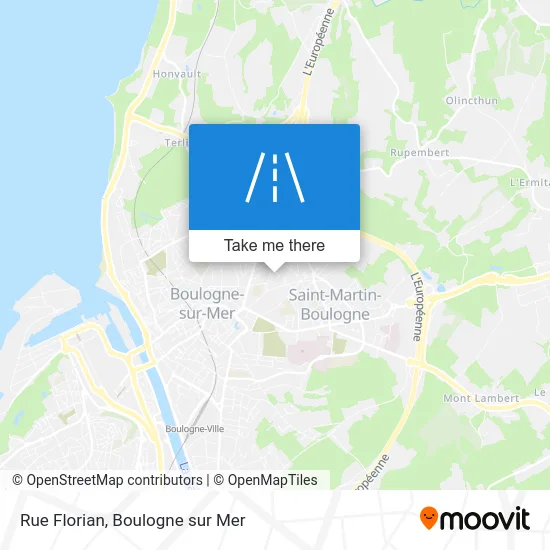 Rue Florian map