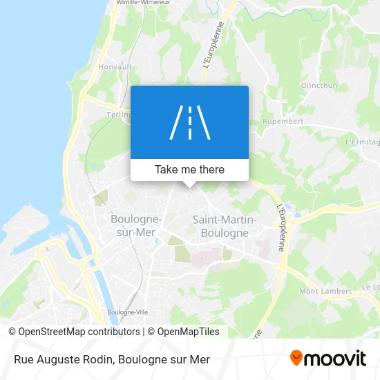 Rue Auguste Rodin map