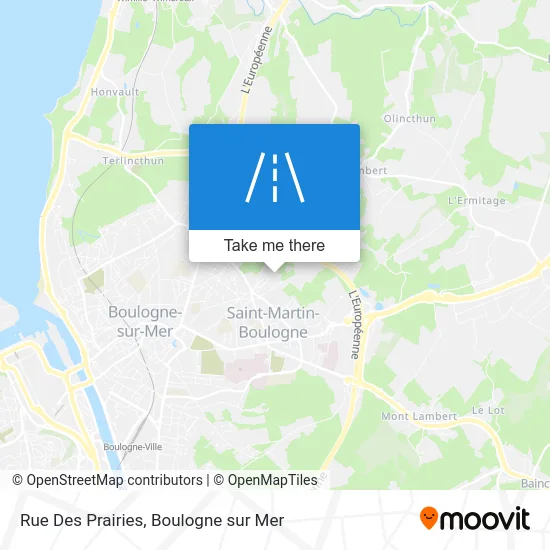 Rue Des Prairies map