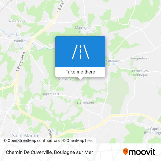 Chemin De Cuverville map
