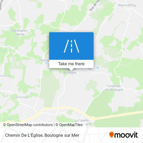 Chemin De L'Église map