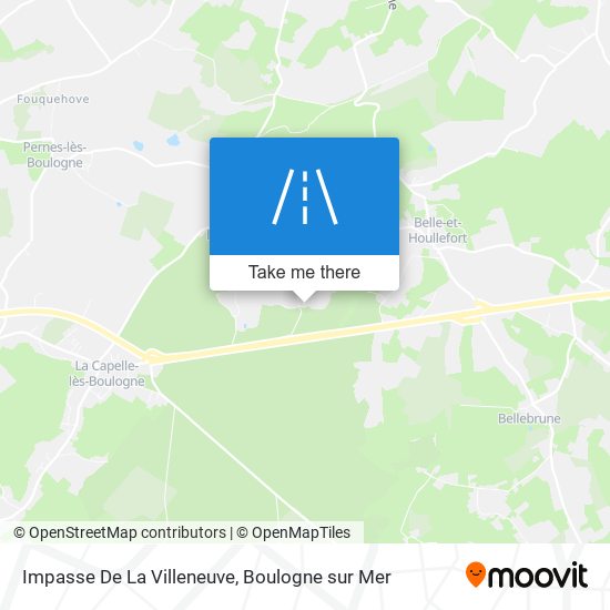 Mapa Impasse De La Villeneuve