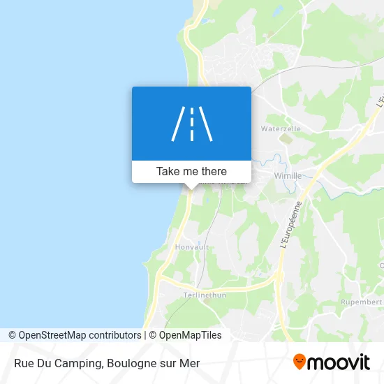Rue Du Camping map