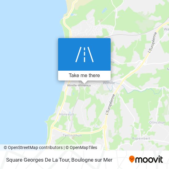 Mapa Square Georges De La Tour