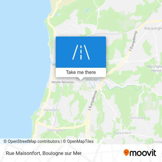Rue Maisonfort map