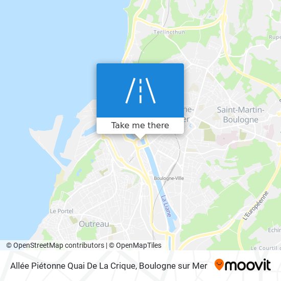 Allée Piétonne Quai De La Crique map