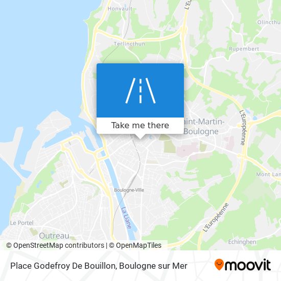 Place Godefroy De Bouillon map