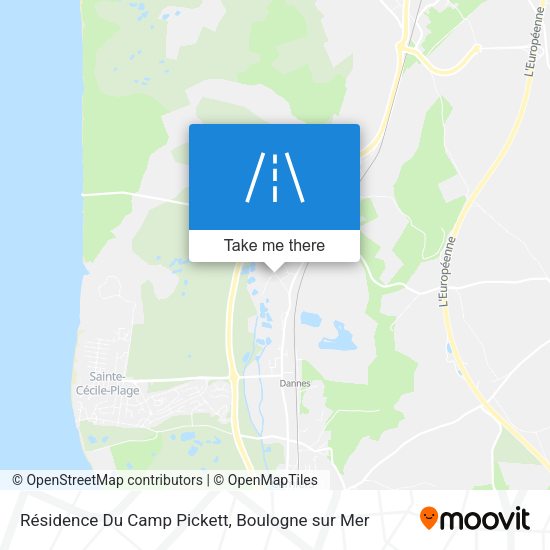 Résidence Du Camp Pickett map