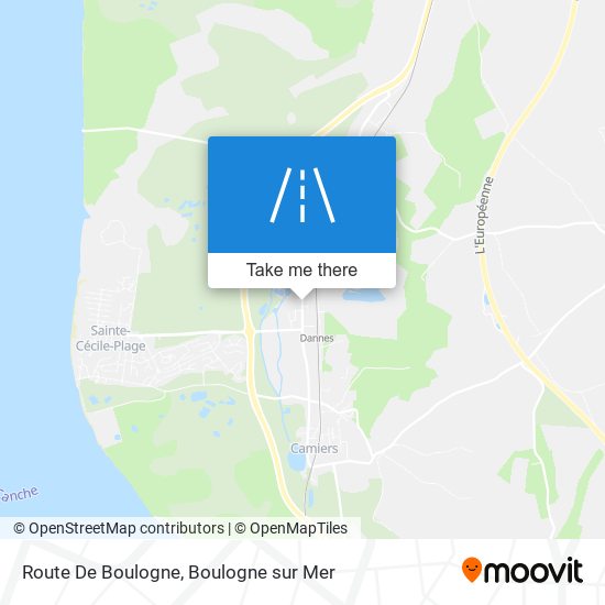 Mapa Route De Boulogne