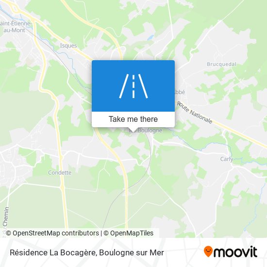 Mapa Résidence La Bocagère