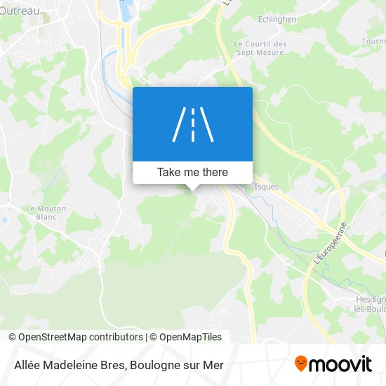 Allée Madeleine Bres map