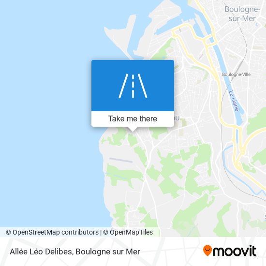 Allée Léo Delibes map