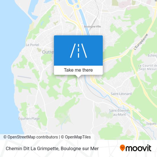 Chemin Dit La Grimpette map