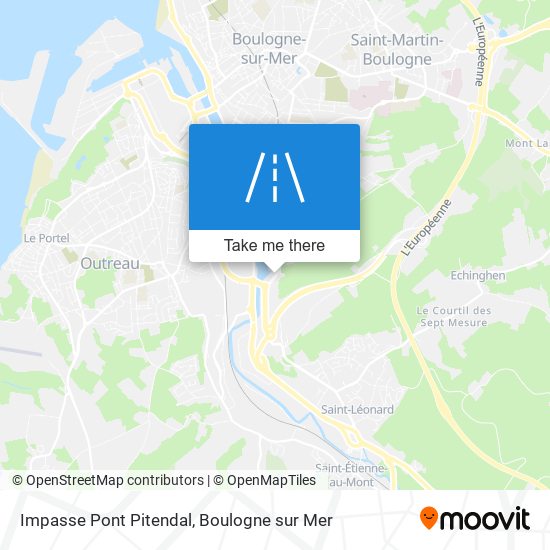 Impasse Pont Pitendal map