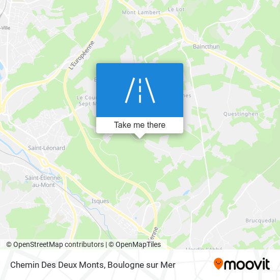 Chemin Des Deux Monts map