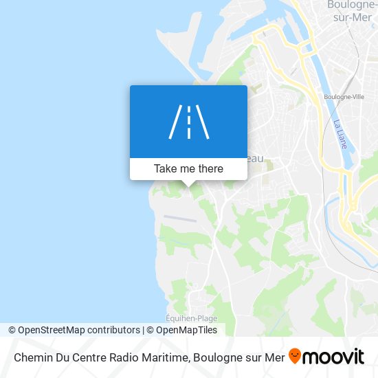 Chemin Du Centre Radio Maritime map