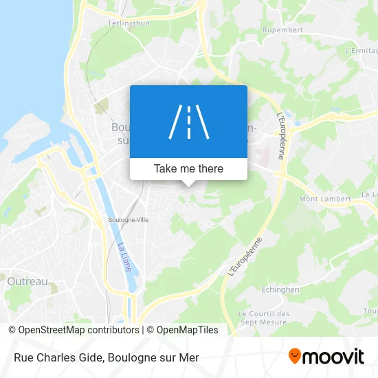 Rue Charles Gide map