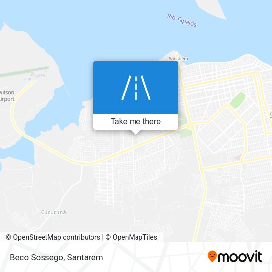 Beco Sossego map