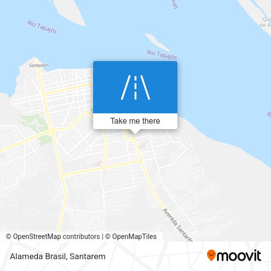 Alameda Brasil map
