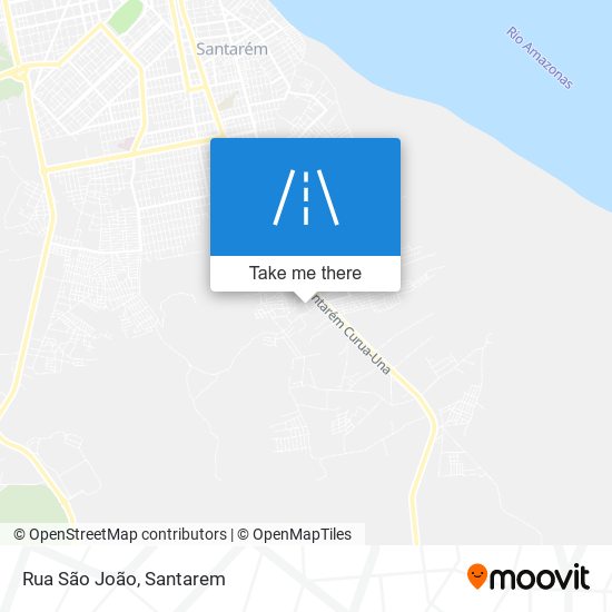 Rua São João map