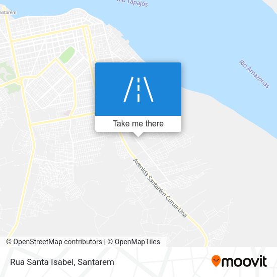 Rua Santa Isabel map