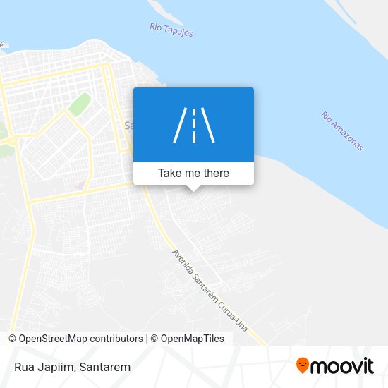 Rua Japiim map