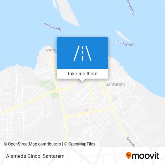 Alameda Cinco map