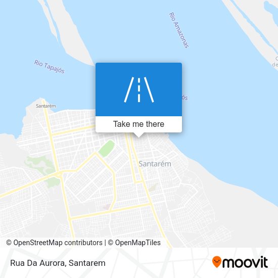 Rua Da Aurora map