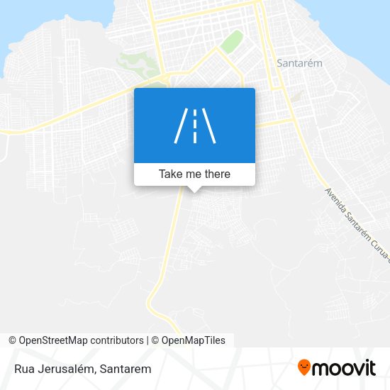 Rua Jerusalém map