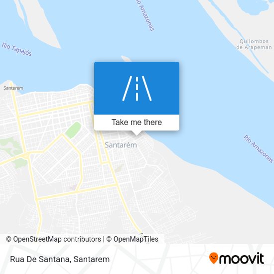 Rua De Santana map