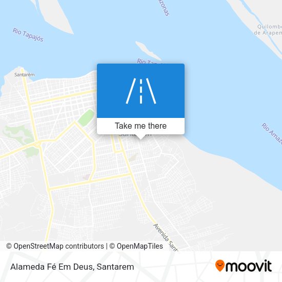 Alameda Fé Em Deus map