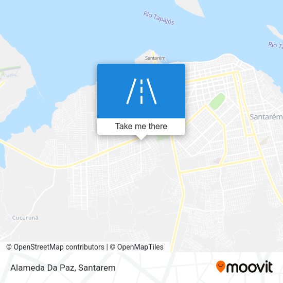 Alameda Da Paz map