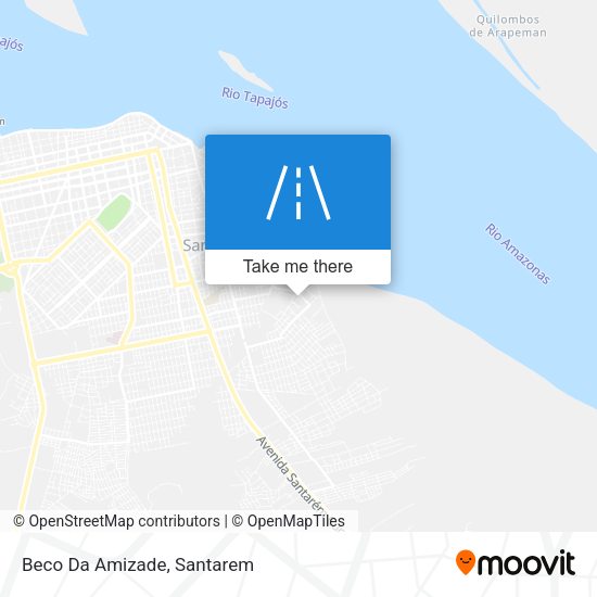 Beco Da Amizade map
