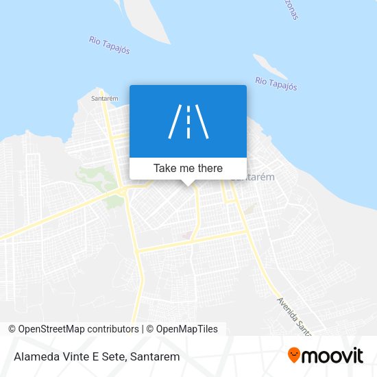 Alameda Vinte E Sete map
