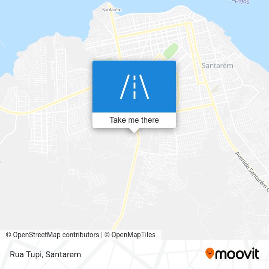 Rua Tupi map