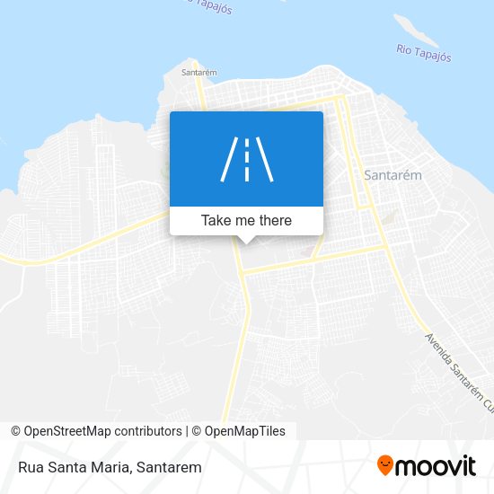 Rua Santa Maria map