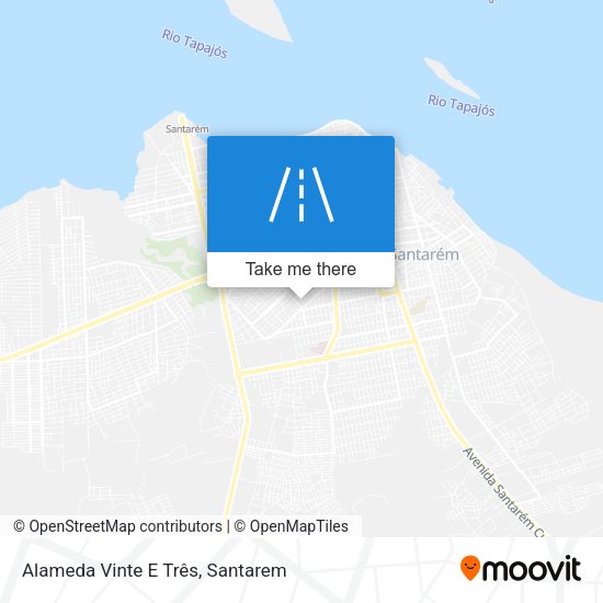Alameda Vinte E Três map