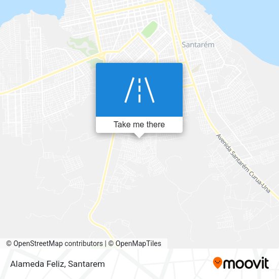 Alameda Feliz map