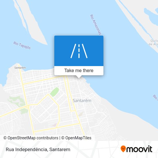 Rua Independência map