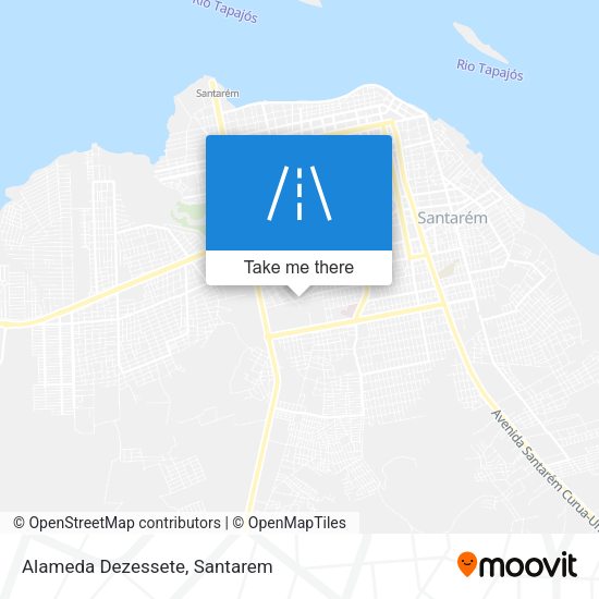 Alameda Dezessete map